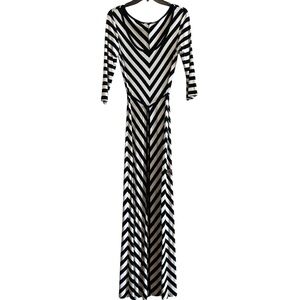 calvin klein black white dress Danni Maxi Dress Black